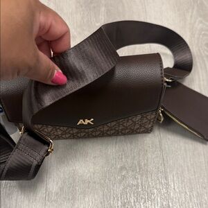 AK Brown Crossbody Bag